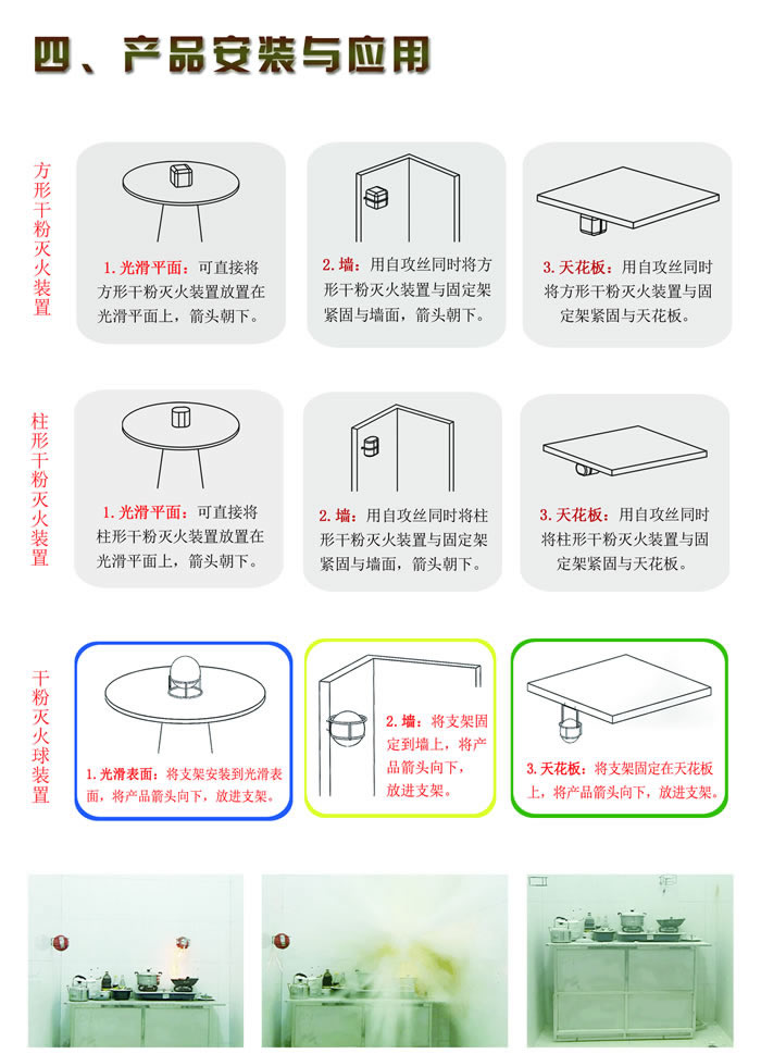 干粉滅火球裝置